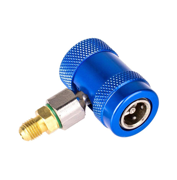  Quick Coupler R1234yf LP Blue ولف شحن عاز 1234 ازرق بارد