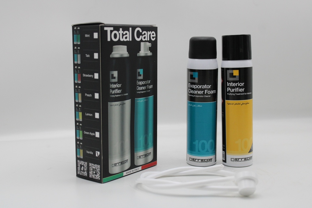  Total Care 100ML -VANILA  CTN 12 KIT- كت عناية و منظف و معطر قنوات التبريد و الفريز 100 مل فانيلا
