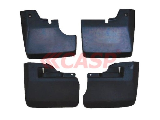 (12-MF400)(4PCS/SET) W/FIBER / واقية طين عكرب تك باب عدد 4 قطعة مع هلال جاملغ / Aftermarket / CASP / China