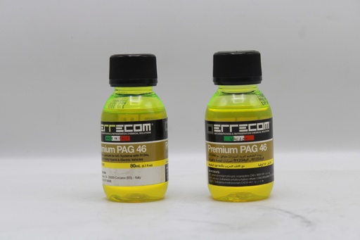 OL6006.EF.P2.MDE / PAG 46 80ml + UV DYE-CTN 24 PCS - زيت دهن كومبريسر + كاشف تسريب 48 مل / OEM-بلادي / ERRECOM / Italy