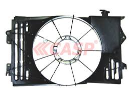 (17-FS405)(16711-21090) / حاضنة مروحة راديتر كورلا 01 - 07 مع دبة / Aftermarket / CASP / China