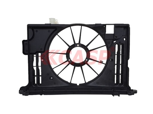 (17-FS435)(16711-0T131) / حاضنة مروحة راديتر كورلا 14 - 18 امريكي  / Aftermarket / CASP / China