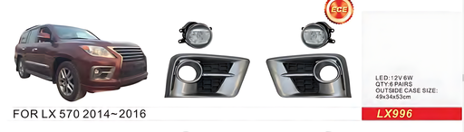 LX996-FLC-R / كفر بروجكتر لكزس 12 - 15 فيلي ايمن / Aftermarket / DLAA / China