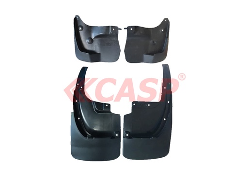(12-MF403)(4PCS/SET) / واقية طين لاند 08 - 16 اسود 4 قطعة بدون لحية  / Aftermarket / CASP / China