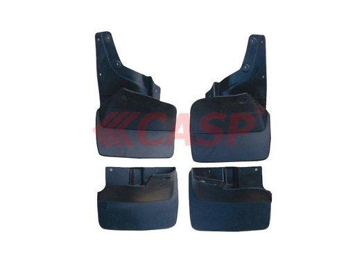 4PCS/SET (12-MF398) / واقية طين لاند 98 - 07 اسود  4 قطعة دوس حديد / Aftermarket / CASP / China