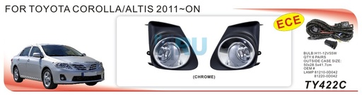 TY422C / بروجكتر كورلا 11 - 13 داير نيكل / Aftermarket / DLAA / China