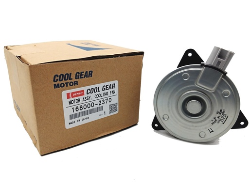 168000-2370 / ماطور مروحة تبريد كامري 03 -04  كورلا يارس 01 -07 يارس 06  MOTOR FAN CAMRY 07 YARIS 06-19 / OEM-بلادي / Denso / JAPAN