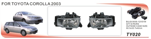 TY020 / بروجكتر كورلا 01 - 03 / Aftermarket / DLAA / China