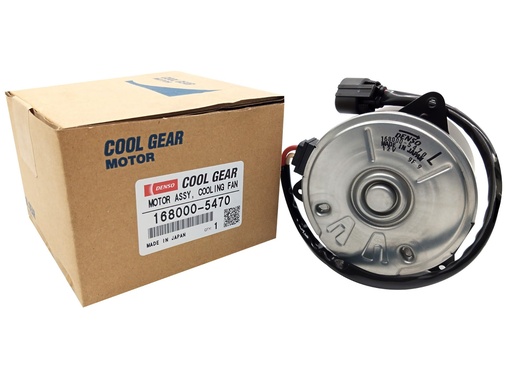 168000-5470 / ماطور مروحة كول كيير  تبريد هايس فان  05 - 20 MOTOR FAN HAICE VAN  05 -20 CG 2TR 2KD  / OEM-بلادي / Denso / JAPAN