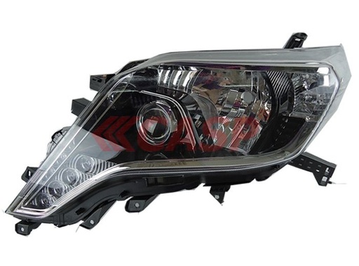 (12-4063DQ-L)(81185-60J10) / لايت برادو 14 - 17 زنون ليد ايسر اسود + ماسكات / Aftermarket / CASP / China