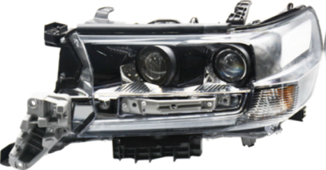 TY-16LC-002B-R / لايت لاند 16 - 21 دبل زنون اسود ايمن / Aftermarket / DAISEN-HY / China