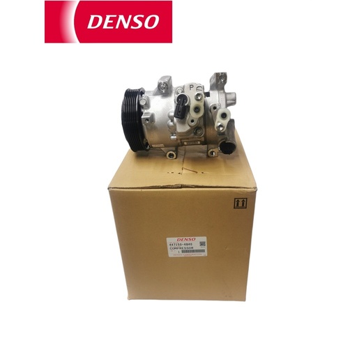 447150-4840 / كومبريسر تبريد كورلا 11 - 14 دبل حساس 4 برغي مع كلج / OEM-بلادي / Denso / JAPAN