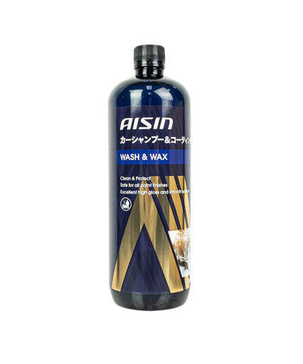 ADPAZ-4005 / AISIN Wash & Wax 1000MLx12PCS - شامبو غسيل و واكس 1000مل ايسن  / Aftermarket / AISIN-LUB / Thailand
